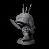 Hulking Ursine Barbarian D Miniature for Dungeons and Dragons, Pathfinder or other TTRPGs