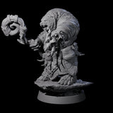 Hulking Ursine Barbarian E Miniature for Dungeons and Dragons, Pathfinder or other TTRPGs