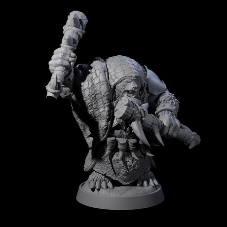 Hulking Ursine Barbarian F Miniature for Dungeons and Dragons, Pathfinder or other TTRPGs