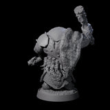 Hulking Ursine Barbarian F Miniature for Dungeons and Dragons, Pathfinder or other TTRPGs