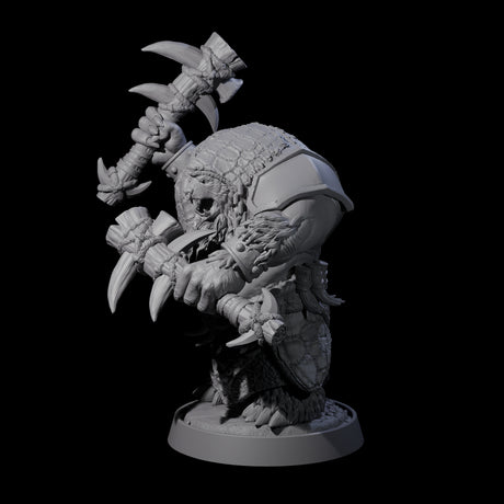 Hulking Ursine Barbarian F Miniature for Dungeons and Dragons, Pathfinder or other TTRPGs