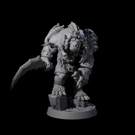 Hulking Ursine Barbarian G Miniature for Dungeons and Dragons, Pathfinder or other TTRPGs