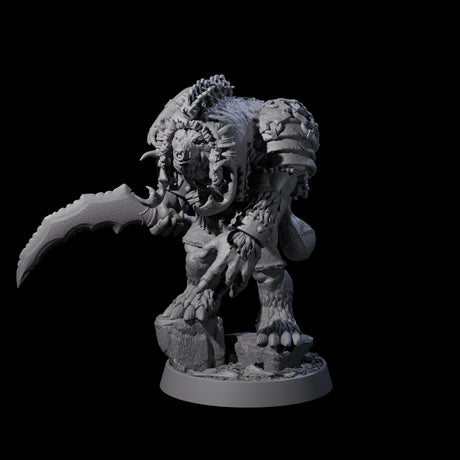 Hulking Ursine Barbarian G Miniature for Dungeons and Dragons, Pathfinder or other TTRPGs