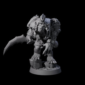 Hulking Ursine Barbarian G Miniature for Dungeons and Dragons, Pathfinder or other TTRPGs