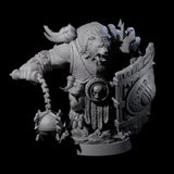 Hulking Ursine Barbarian H Miniature for Dungeons and Dragons, Pathfinder or other TTRPGs