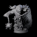 Hulking Ursine Barbarian H Miniature for Dungeons and Dragons, Pathfinder or other TTRPGs