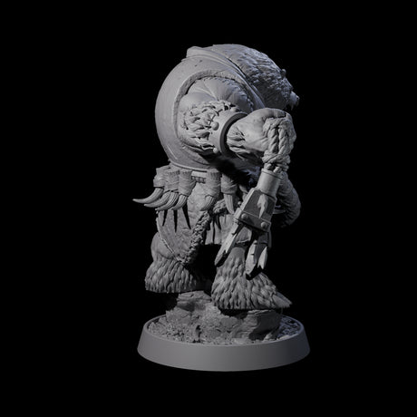 Hulking Ursine Barbarian I Miniature for Dungeons and Dragons, Pathfinder or other TTRPGs