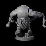 Hulking Ursine Barbarian I Miniature for Dungeons and Dragons, Pathfinder or other TTRPGs