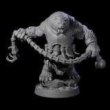Hulking Ursine Barbarian I Miniature for Dungeons and Dragons, Pathfinder or other TTRPGs
