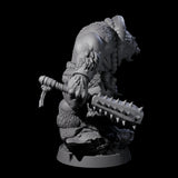 Hulking Ursine Barbarian J Miniature for Dungeons and Dragons, Pathfinder or other TTRPGs