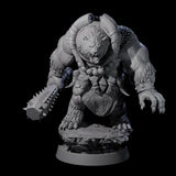 Hulking Ursine Barbarian J Miniature for Dungeons and Dragons, Pathfinder or other TTRPGs