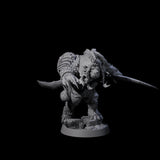 Hulking Ursine Barbarian K Miniature for Dungeons and Dragons, Pathfinder or other TTRPGs