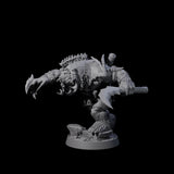Hulking Ursine Barbarian K Miniature for Dungeons and Dragons, Pathfinder or other TTRPGs