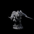 Hulking Ursine Barbarian K Miniature for Dungeons and Dragons, Pathfinder or other TTRPGs