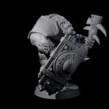 Hulking Ursine Barbarian L Miniature for Dungeons and Dragons, Pathfinder or other TTRPGs