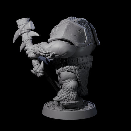 Hulking Ursine Barbarian L Miniature for Dungeons and Dragons, Pathfinder or other TTRPGs