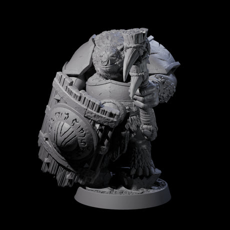 Hulking Ursine Barbarian L Miniature for Dungeons and Dragons, Pathfinder or other TTRPGs