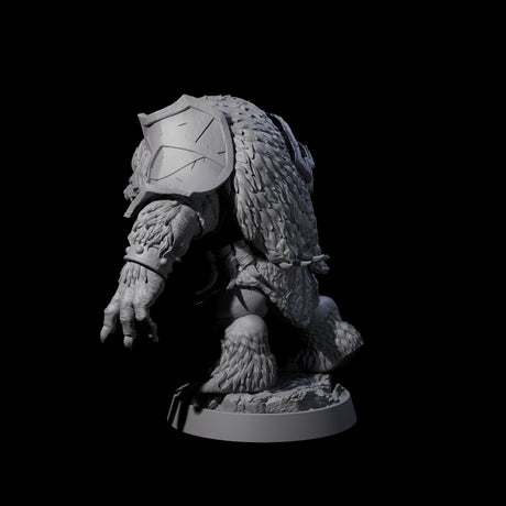 Hulking Ursine Barbarian M Miniature for Dungeons and Dragons, Pathfinder or other TTRPGs
