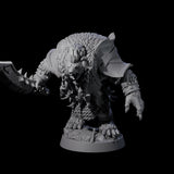 Hulking Ursine Barbarian M Miniature for Dungeons and Dragons, Pathfinder or other TTRPGs