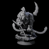 Hulking Ursine Barbarian N Miniature for Dungeons and Dragons, Pathfinder or other TTRPGs