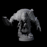 Hulking Ursine Barbarians Miniature for Dungeons and Dragons, Pathfinder or other TTRPGs