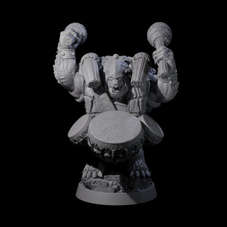 Hulking Ursine Barbarians Miniature for Dungeons and Dragons, Pathfinder or other TTRPGs