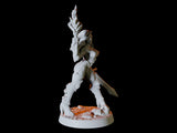 Human Adventurer Pinup Miniature for Dungeons and Dragons, Pathfinder or other TTRPGs