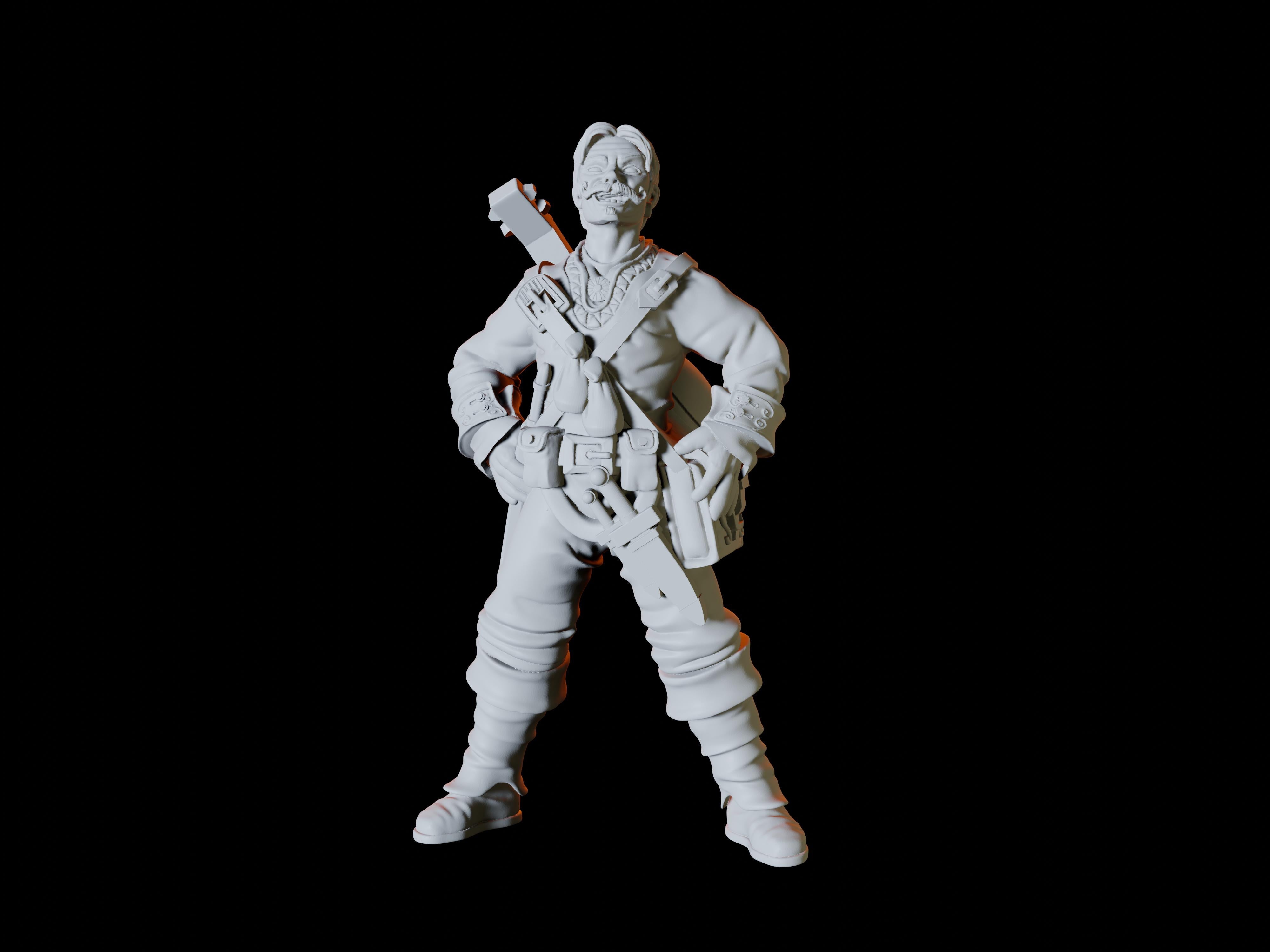 Human Bard Miniature for Dungeons and Dragons - Myth Forged