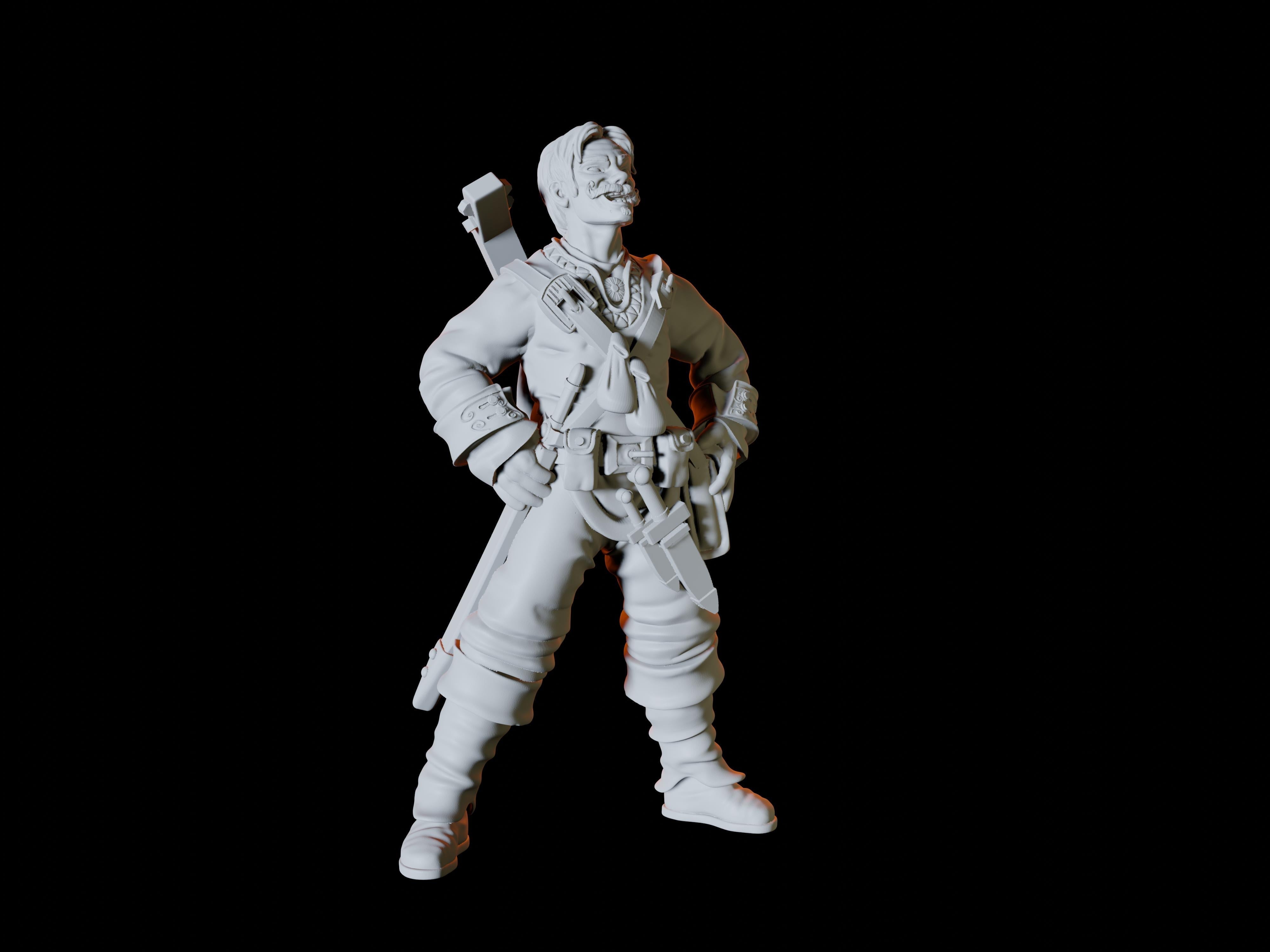 Human Bard Miniature for Dungeons and Dragons - Myth Forged