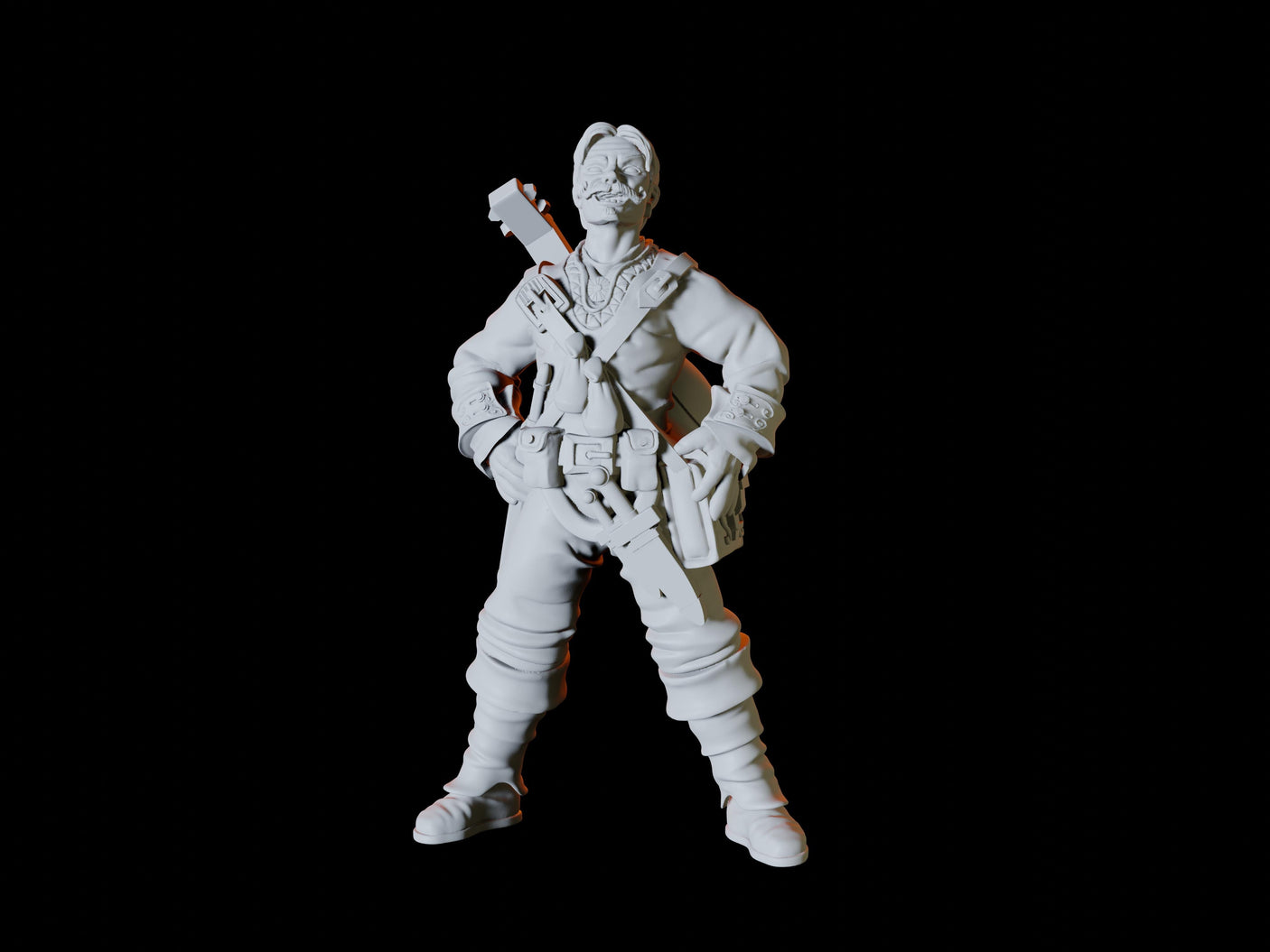 Human Bard Miniature for Dungeons and Dragons, Pathfinder or other TTRPGs