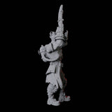 Human Cyborg A Miniature for Dungeons and Dragons, Pathfinder or other TTRPGs