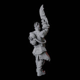 Human Cyborg A Miniature for Dungeons and Dragons, Pathfinder or other TTRPGs