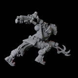 Human Cyborg B Miniature for Dungeons and Dragons, Pathfinder or other TTRPGs