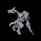 Human Cyborg B Miniature for Dungeons and Dragons, Pathfinder or other TTRPGs