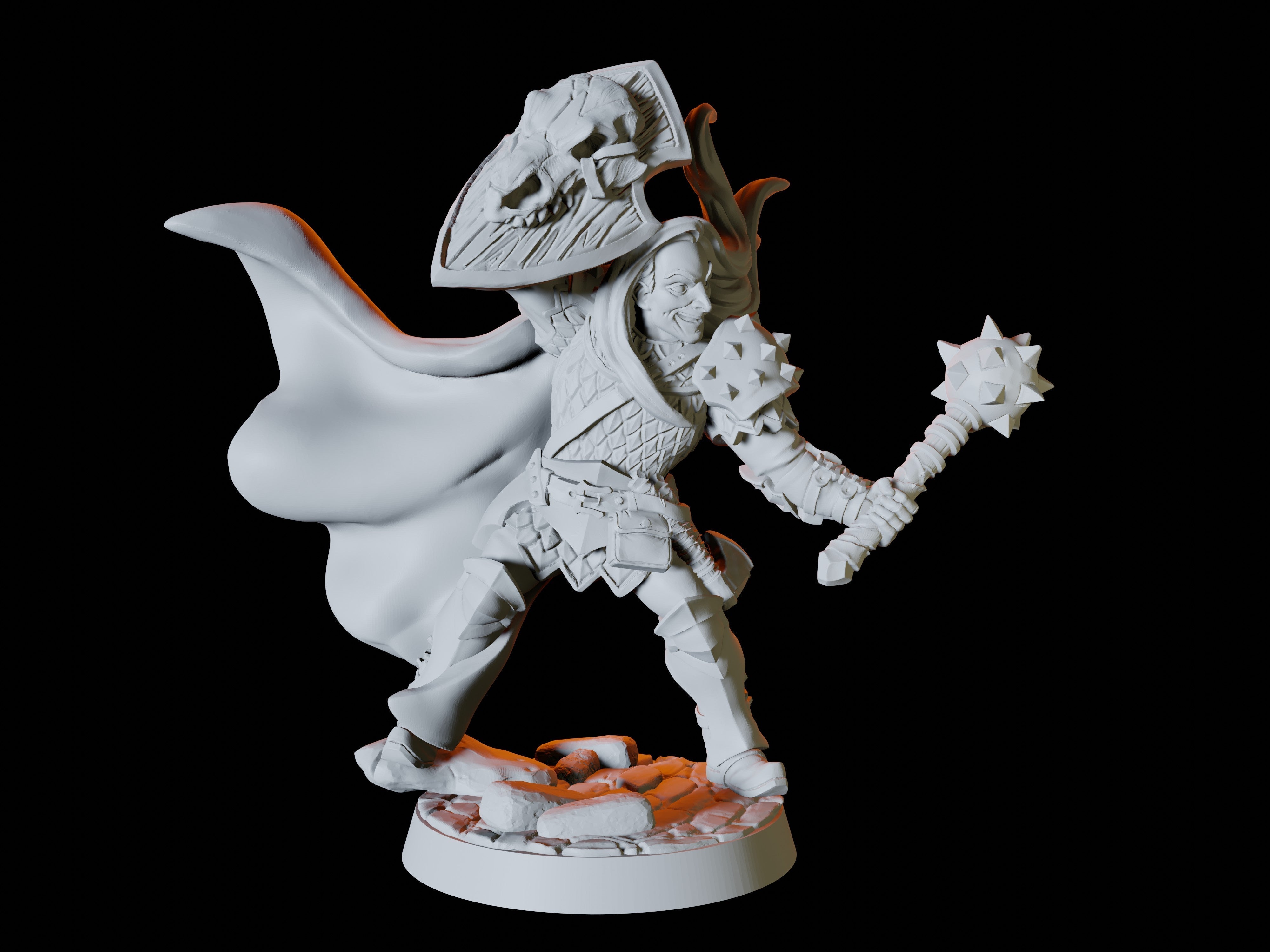 Human Paladin Miniature for Dungeons and Dragons - Myth Forged