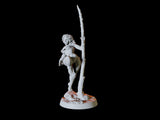 Human Wasteland Pinup Miniature for Dungeons and Dragons, Pathfinder or other TTRPGs