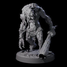 Hunch Back Troll A Miniature for Dungeons and Dragons, Pathfinder or other TTRPGs