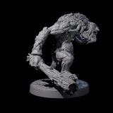 Hunch Back Troll C Miniature for Dungeons and Dragons, Pathfinder or other TTRPGs