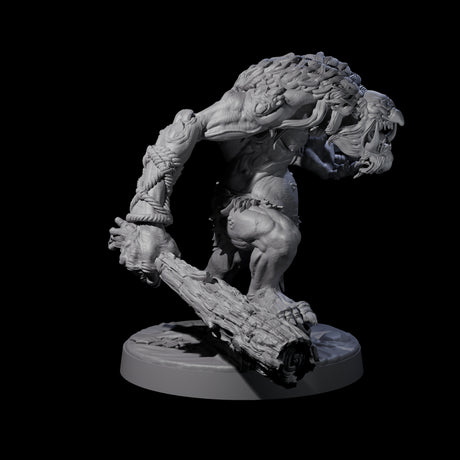 Hunch Back Troll C Miniature for Dungeons and Dragons, Pathfinder or other TTRPGs