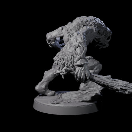 Hunch Back Troll C Miniature for Dungeons and Dragons, Pathfinder or other TTRPGs