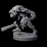 Hunch Back Troll C Miniature for Dungeons and Dragons, Pathfinder or other TTRPGs