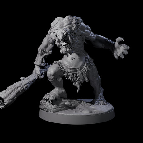 Hunch Back Troll C Miniature for Dungeons and Dragons, Pathfinder or other TTRPGs