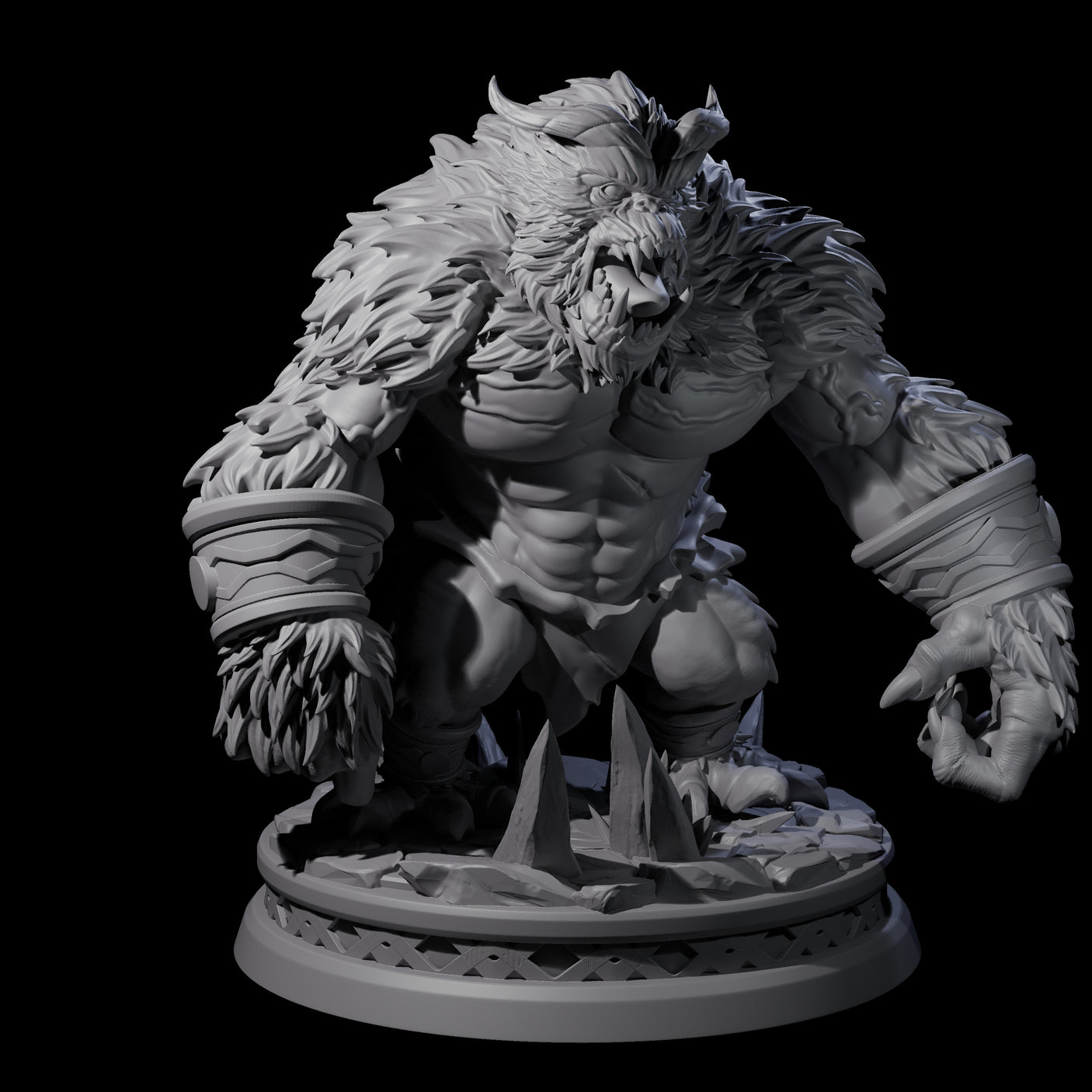Hungry Balor-Kin Miniature for Dungeons and Dragons, Pathfinder or other TTRPGs