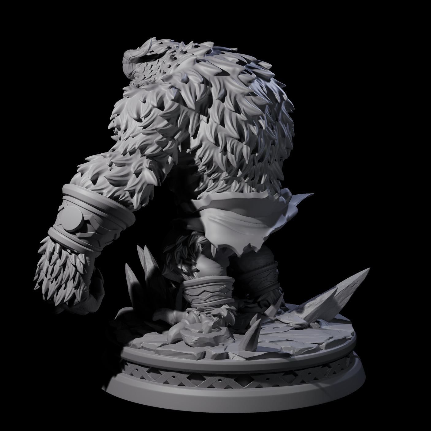 Hungry Balor-Kin Miniature for Dungeons and Dragons, Pathfinder or other TTRPGs