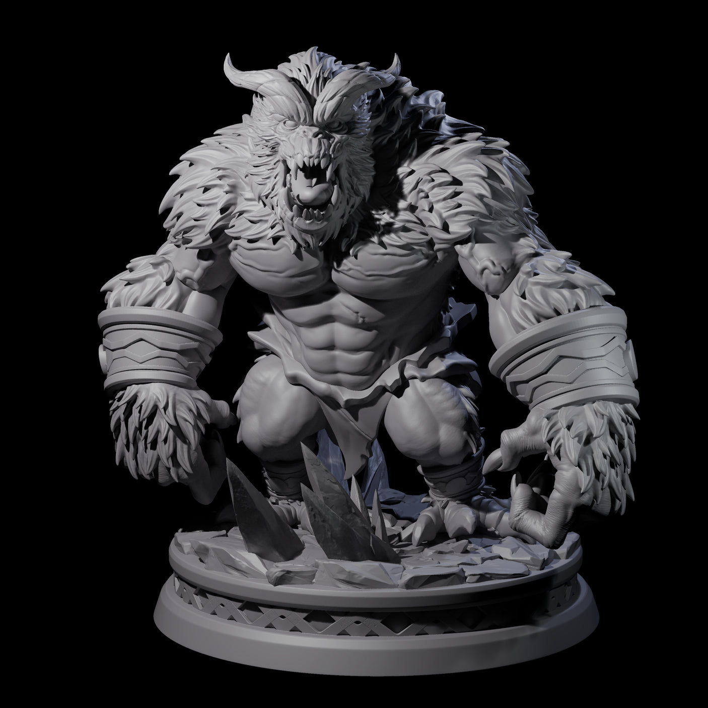 Hungry Balor-Kin Miniature for Dungeons and Dragons, Pathfinder or other TTRPGs