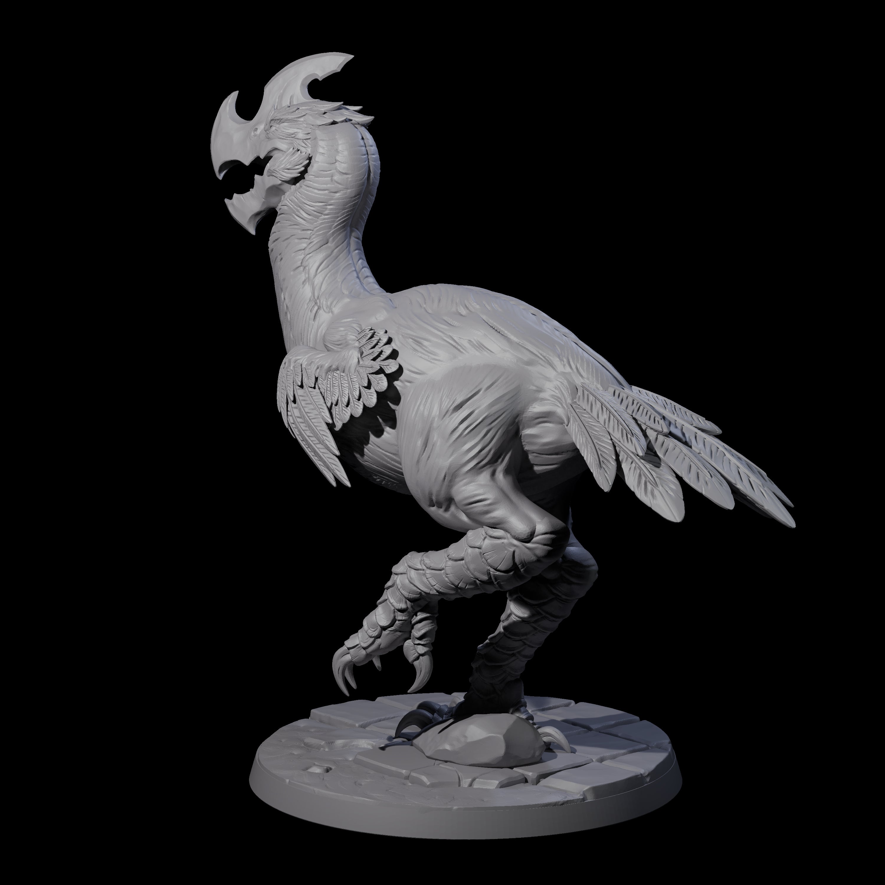 Hunting Axe Beak A Miniature for Dungeons and Dragons, Pathfinder or other TTRPGs