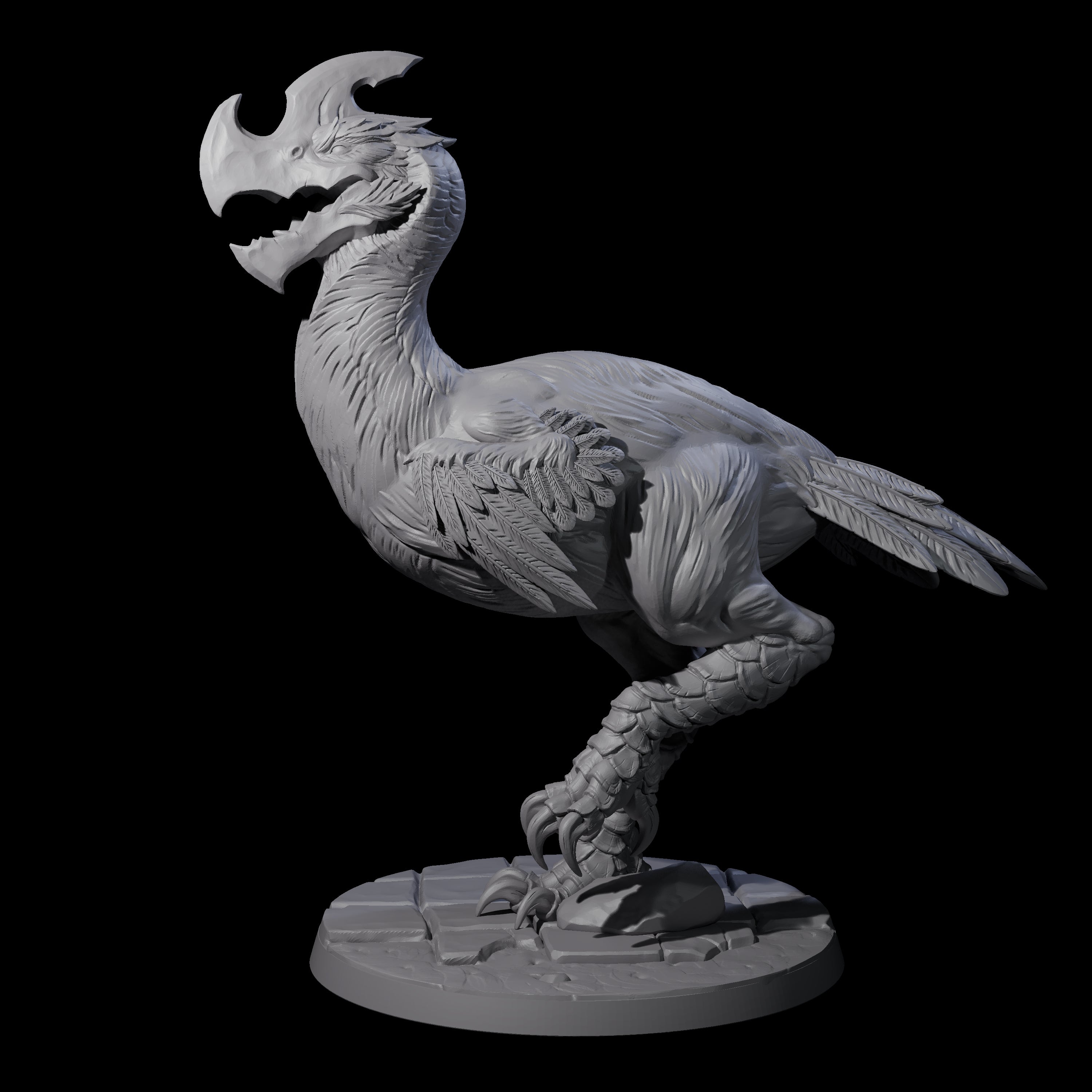 Hunting Axe Beak A Miniature for Dungeons and Dragons, Pathfinder or other TTRPGs