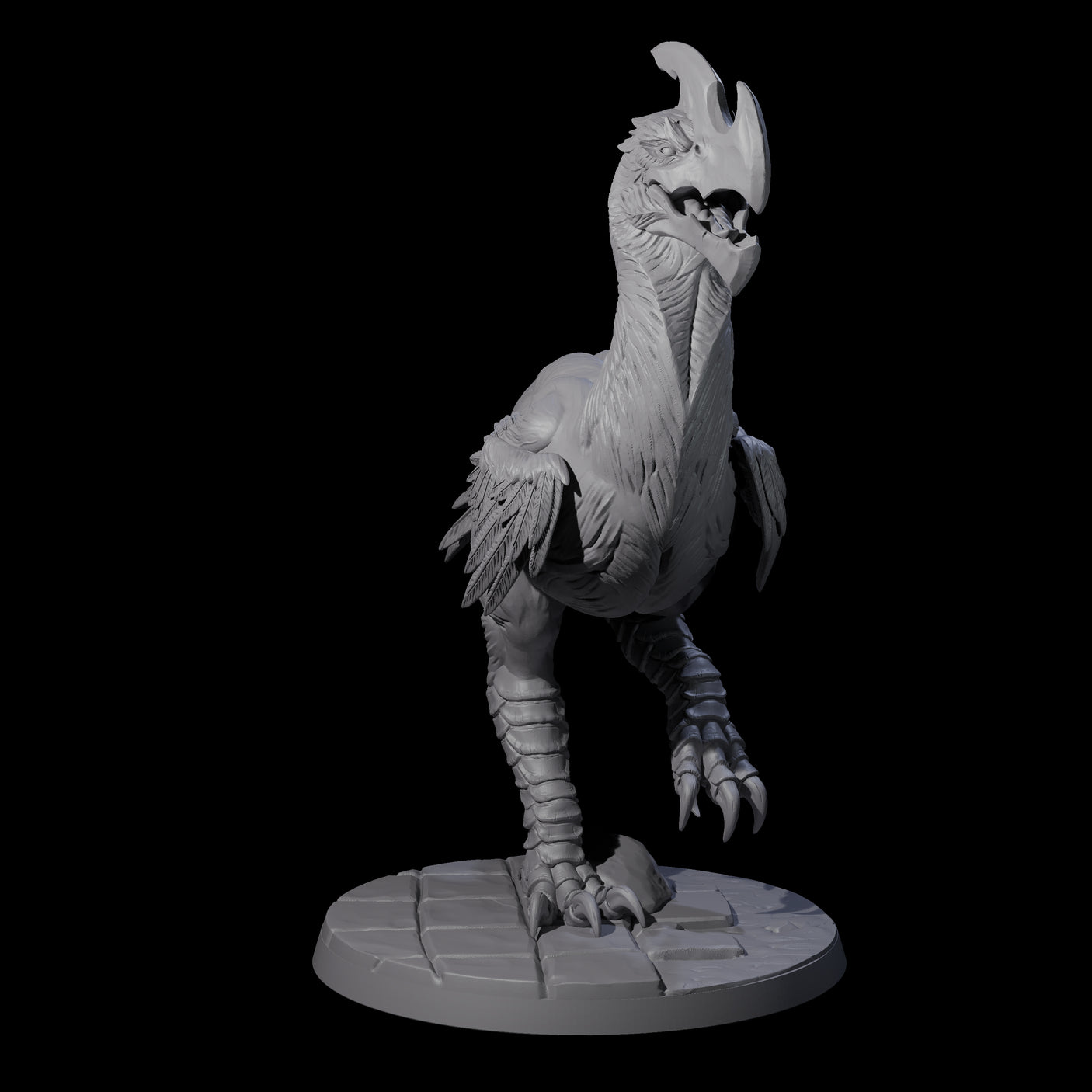 Hunting Axe Beak A Miniature for Dungeons and Dragons, Pathfinder or other TTRPGs