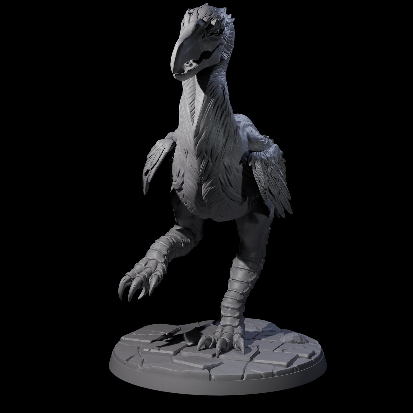 Hunting Axe Beak B Miniature for Dungeons and Dragons, Pathfinder or other TTRPGs