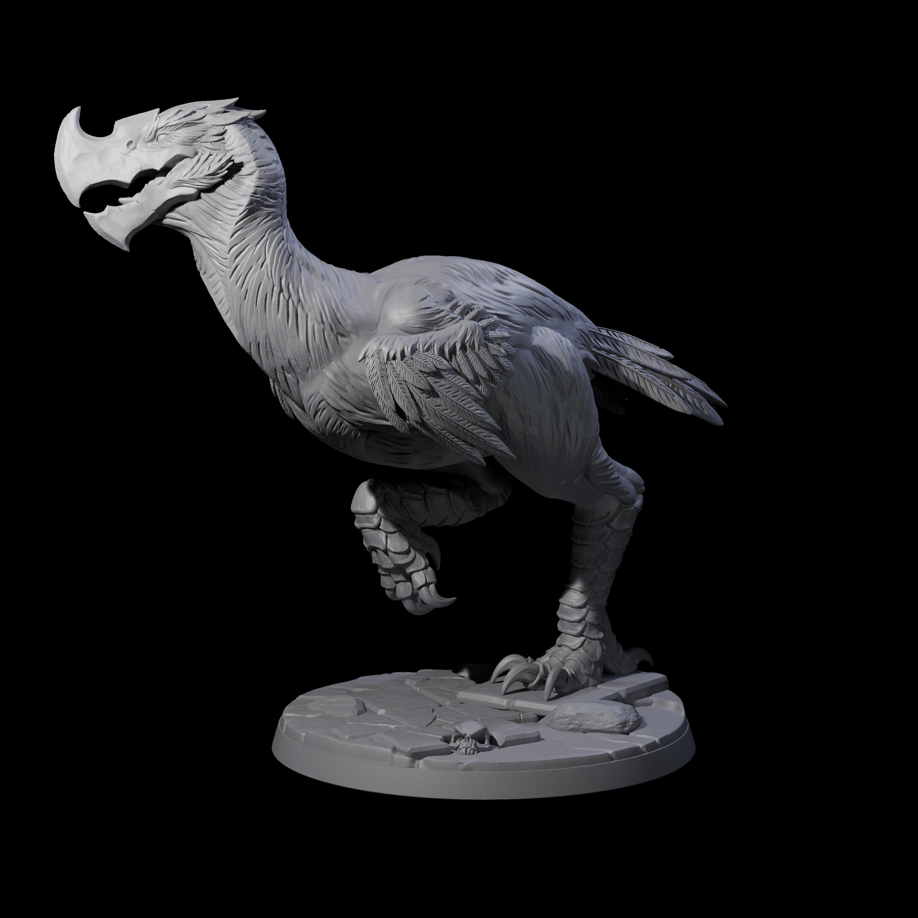 Hunting Axe Beak D Miniature for Dungeons and Dragons, Pathfinder or other TTRPGs